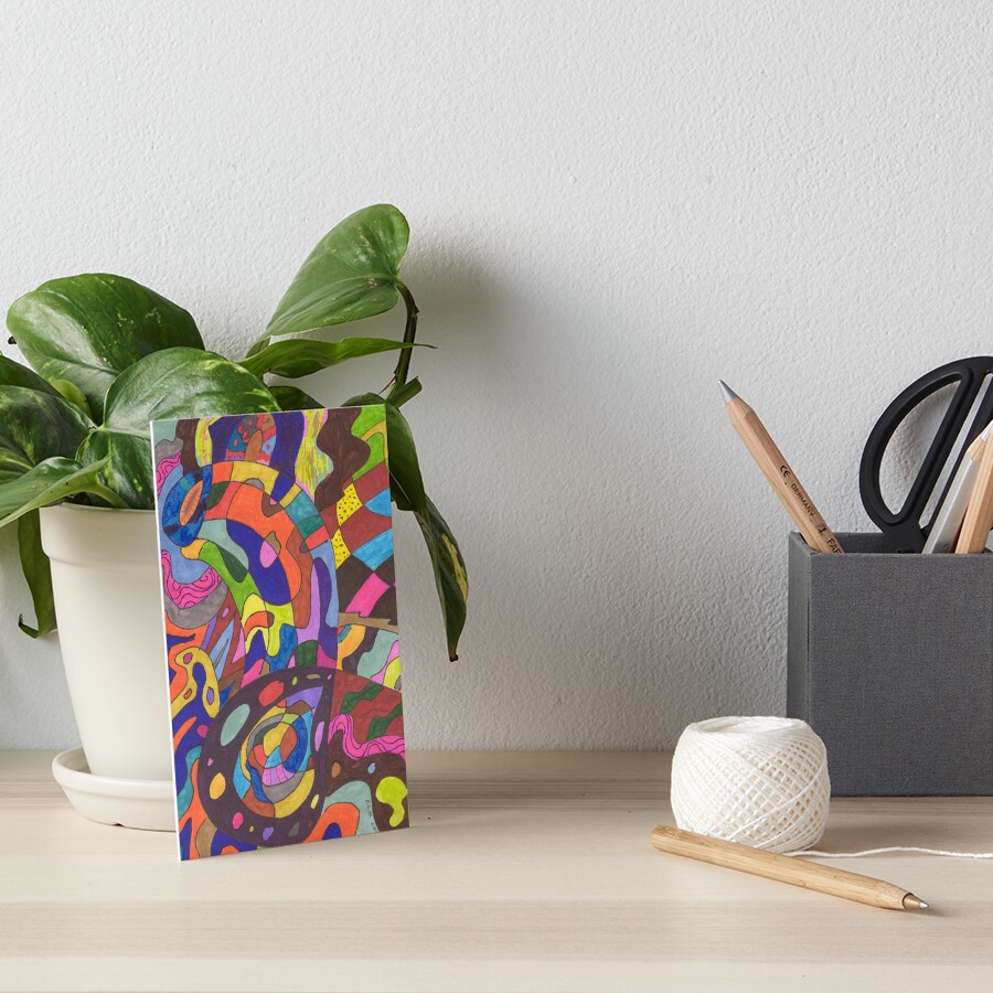 Abstract 209 Art Board Print