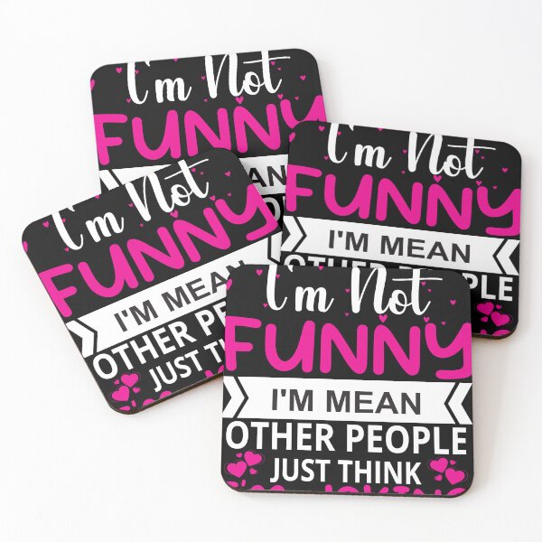 Item preview, I'm Not Funny, I'm Mean designed and sold by Kaaimaan.