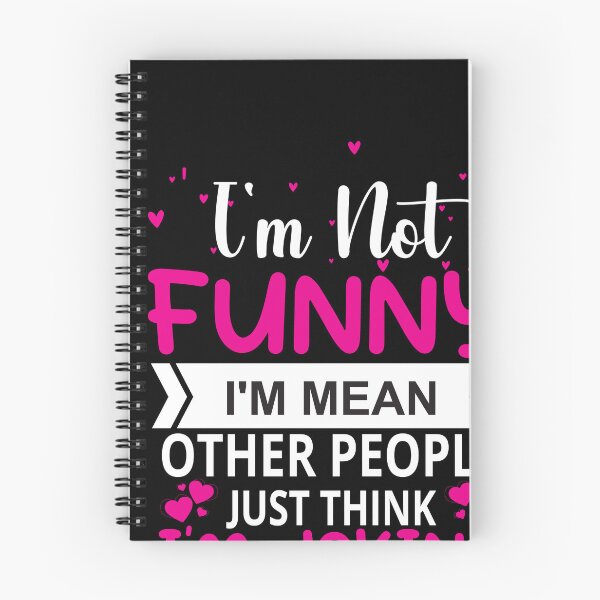 Item preview, I'm Not Funny, I'm Mean designed and sold by Kaaimaan.