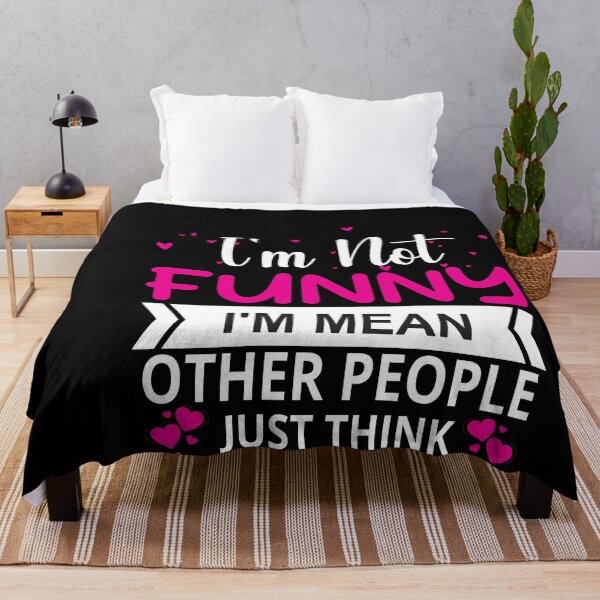 Item preview, I'm Not Funny, I'm Mean designed and sold by Kaaimaan.