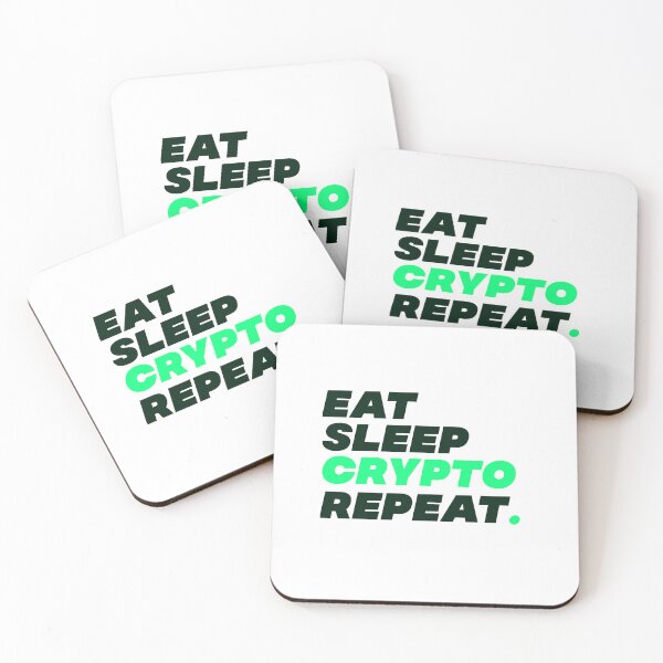 Item preview, eat, sleep, crypto, repeat  designed and sold by Pixtraitstudios.