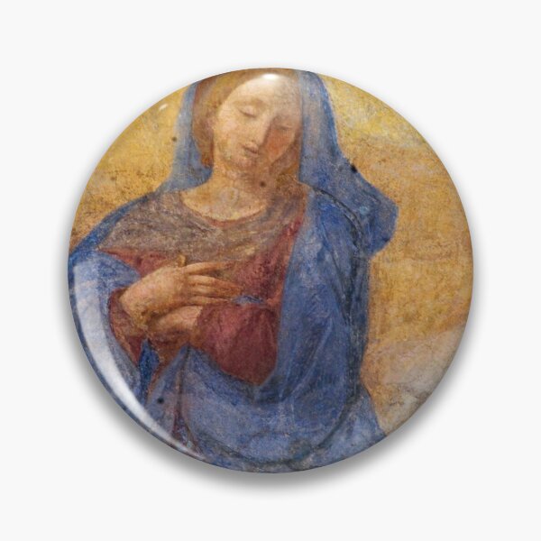 Item preview, Virgin Mary Madonna Antique Fresco Painting, Rome Italy designed and sold by worldways.