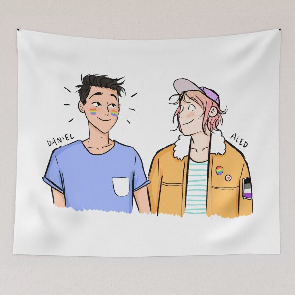 Item preview, Radio Silence at Pride by Alice Oseman - Daniel and Aled  designed and sold by AliceOsemanFan.