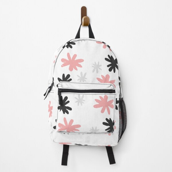 Item preview, Cute Flower Pattern with Pink, Black and Grey Flowers designed and sold by JulieSouster.