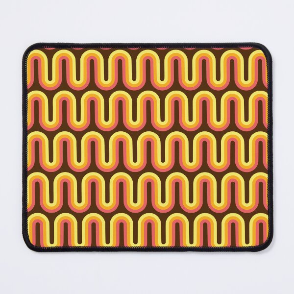 Item preview, Nostalgic Retro Pattern on Brown designed and sold by meggydesigns.