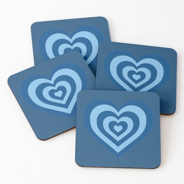 Item preview, Blue - Powerpuff Girls Retro Heart   designed and sold by RayAndAnnShops.