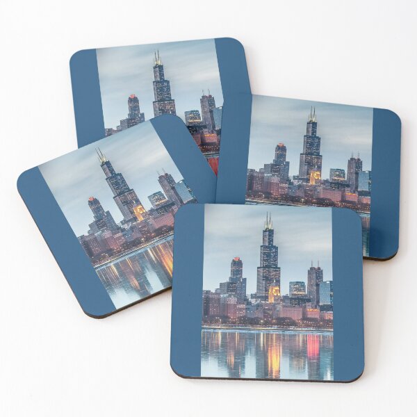 Item preview, Chicago Skyline  Long  designed and sold by RayAndAnnShops.