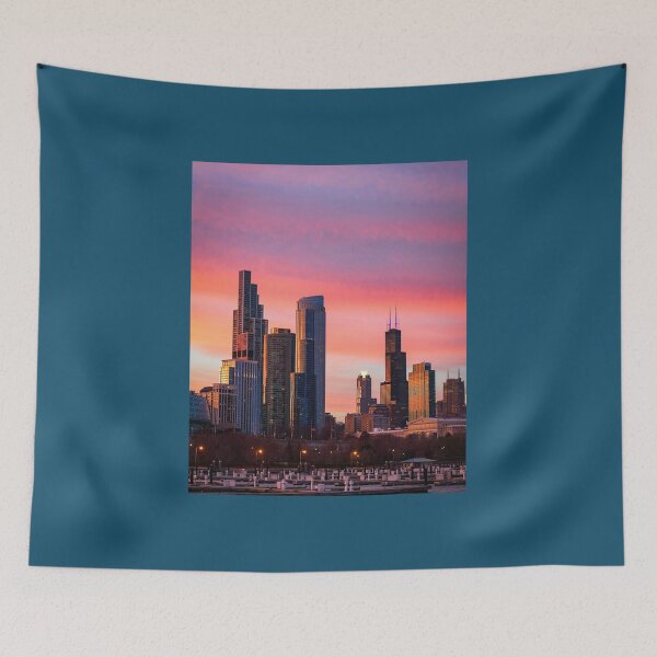 Item preview, Chicago Skyline 2 Graphic  designed and sold by RayAndAnnShops.
