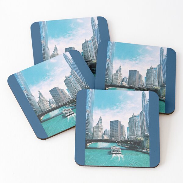 Item preview, Chicago Skyline 3 Premium  designed and sold by RayAndAnnShops.