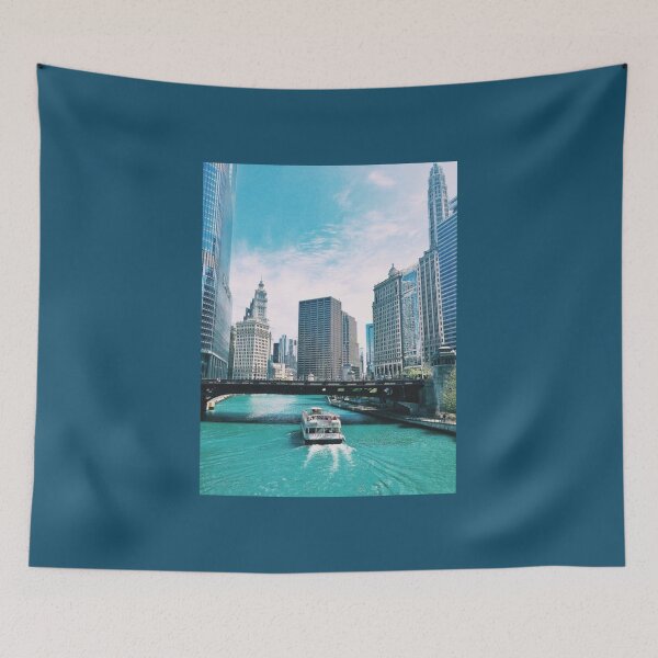 Item preview, Chicago Skyline 3 Premium  designed and sold by RayAndAnnShops.