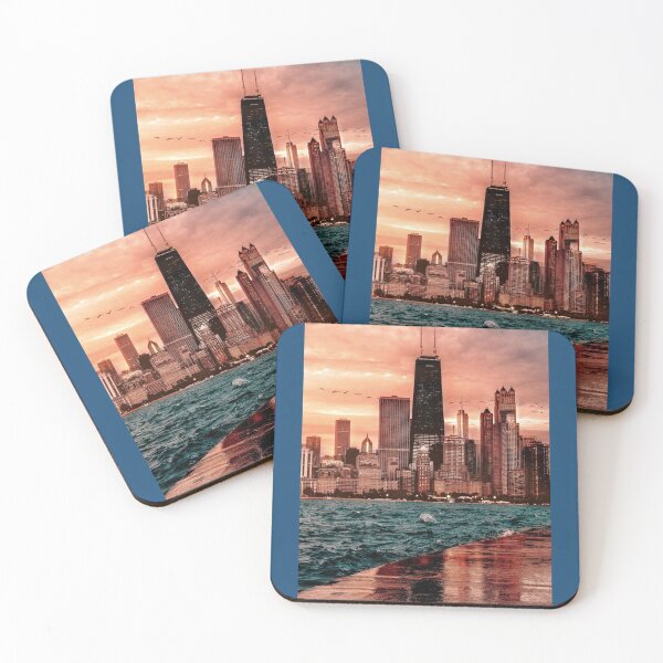 Item preview, Chicago Skyline 5 Graphic  designed and sold by RayAndAnnShops.