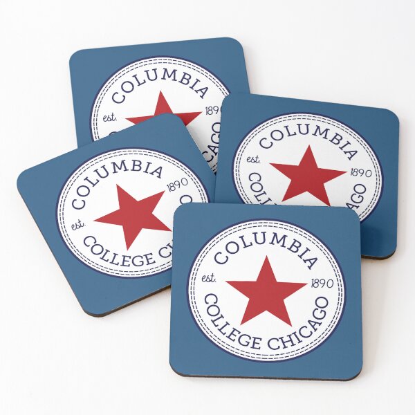 Item preview, Converse columbia college chicago design designed and sold by RayAndAnnShops.