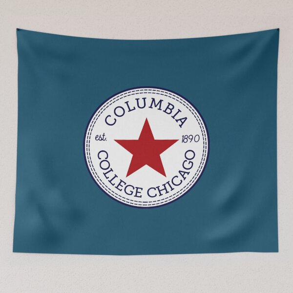 Item preview, Converse columbia college chicago design designed and sold by RayAndAnnShops.