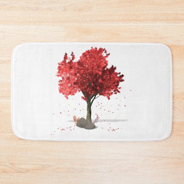 Item preview, Colorful red tree falling leafs  designed and sold by JJMasters.