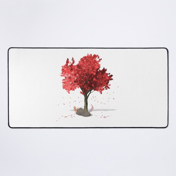 Item preview, Colorful red tree falling leafs  designed and sold by JJMasters.