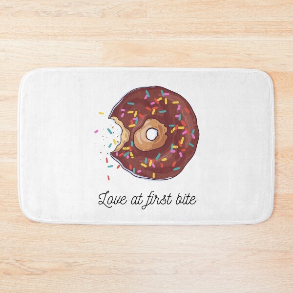 Item preview, Love at first bite  - Doughnut designed and sold by DoodlesnPoodles.
