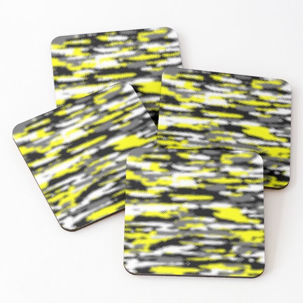 Item preview, Camouflage Yellow Black White  designed and sold by Tshirtstory.