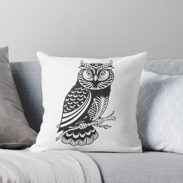 Item preview, Woodcut Owl designed and sold by NightOwlLab.