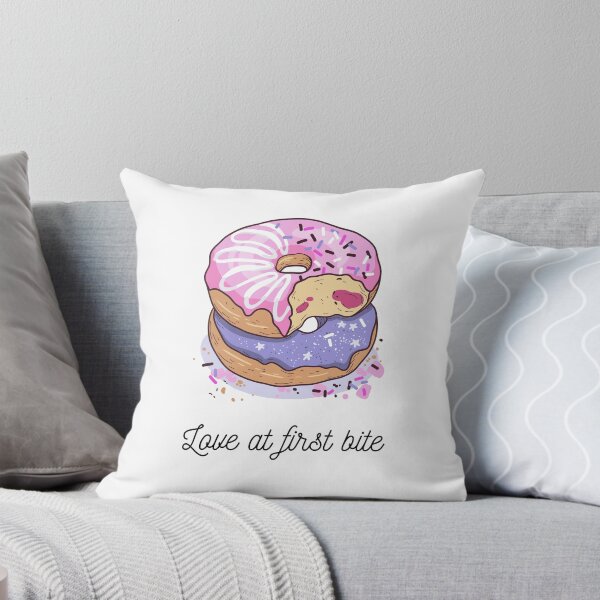 Item preview, Doughnut - Love at first bite designed and sold by DoodlesnPoodles.