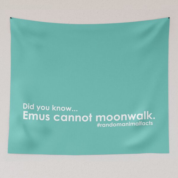 Item preview, Emus cannot moonwalk designed and sold by GeoCreate.