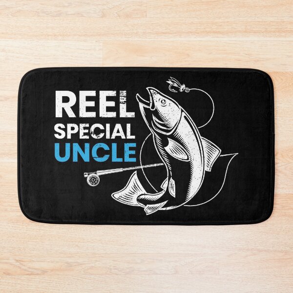 Item preview, Reel Special Uncle Fishing Pun Rod Reel Fish Design designed and sold by LarkDesigns.