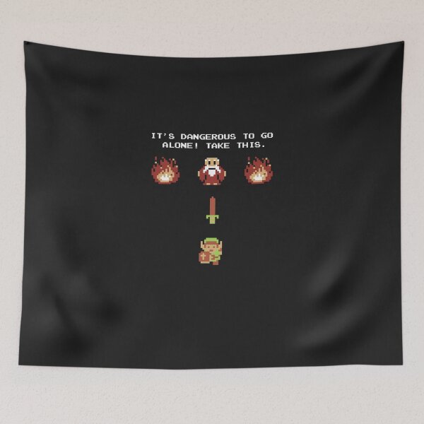 Item preview, It&x27;s Dangerous To Go Alone Classic T-Shirt designed and sold by MartinDeutschl.