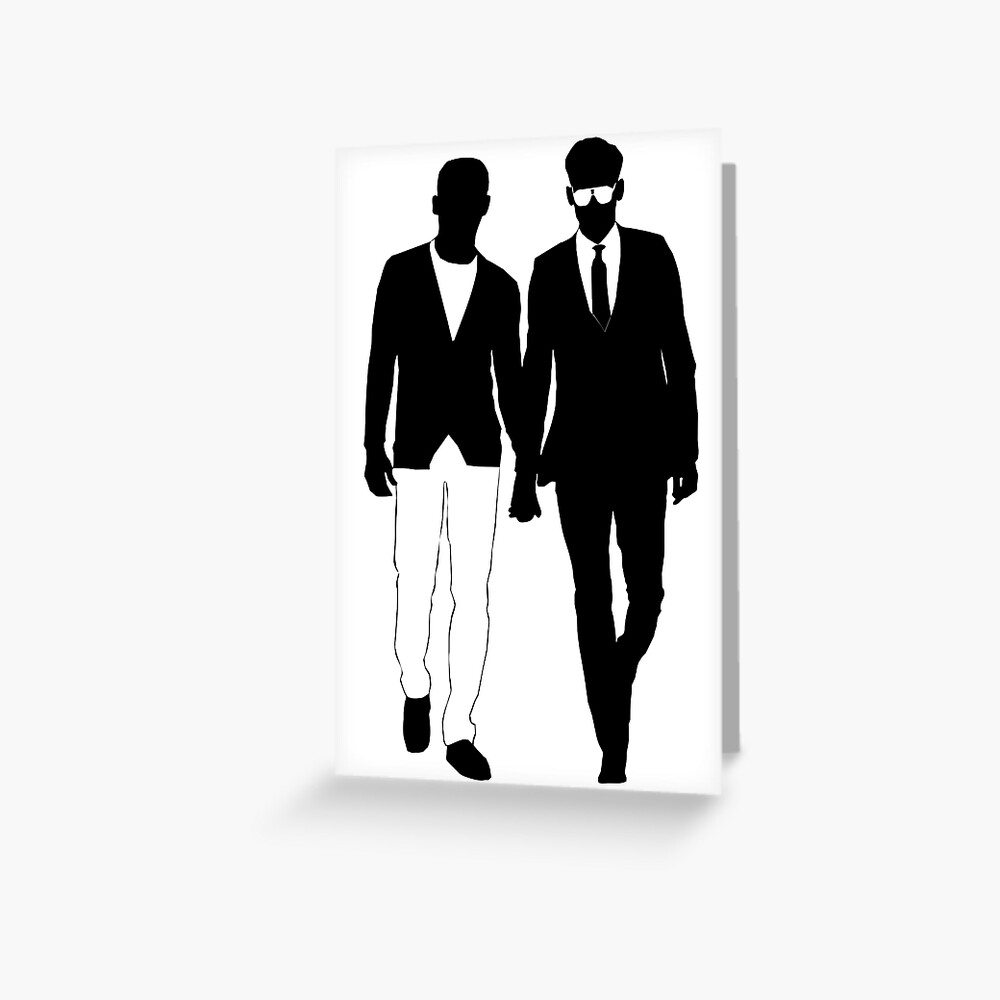2 gay men in suits