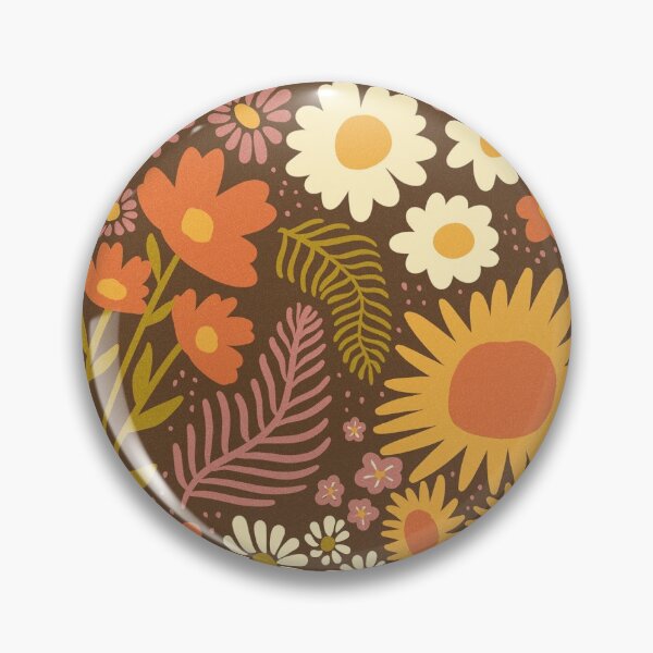 Artikelvorschau, Retro Blumenquadrat entworfen und verkauft von Darlydesign.