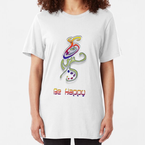 Happy Alien Slim Fit T-Shirt
