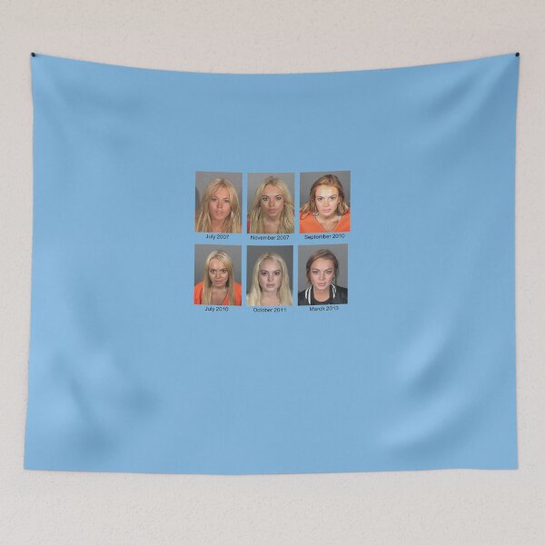 Item preview, Lindsay Lohan Mugshots  T-Shirt designed and sold by JacquelineRysz.