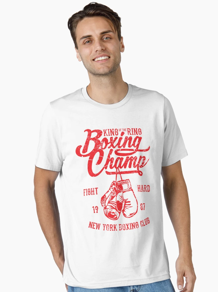 King Of The Ring Boxing Champ Retro Vintage Distressed