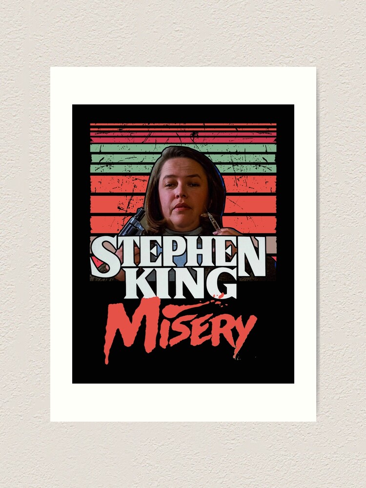 Stephen King Misery Retro Vintage Art Print for Sale by Kingbadum98