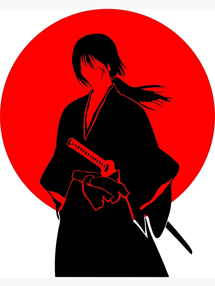 Himura Kenshin Battousai Samurai Svg, Himura Kenshin Svg, Samurai X Sv