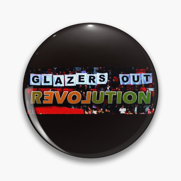 Item preview, GLAZERS OUT REVOLUTION designed and sold by Footy Madness ⭐⭐⭐⭐⭐.