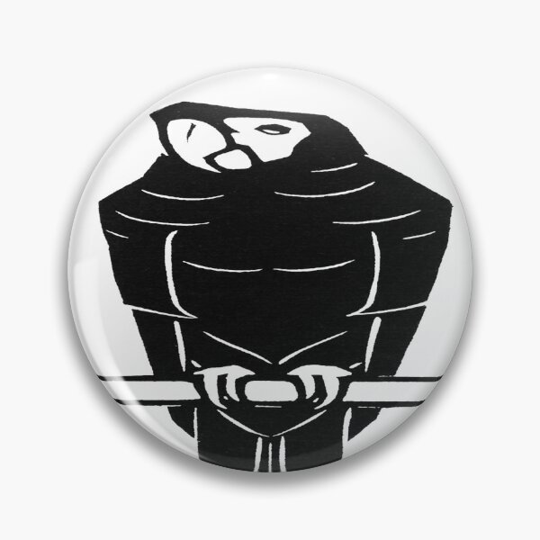 Item preview, Enhanced Ara: Edited Version of Julie De Graag's Ara Stretched and Black and White Samurai Parrot designed and sold by TeachUrb.