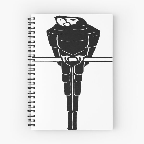 Item preview, Enhanced Ara: Edited Version of Julie De Graag's Ara Stretched and Black and White Samurai Parrot designed and sold by TeachUrb.