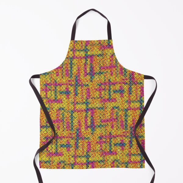 Item preview, Pink and Yellow Halftone Rectangle Abstract designed and sold by AMSonArt.