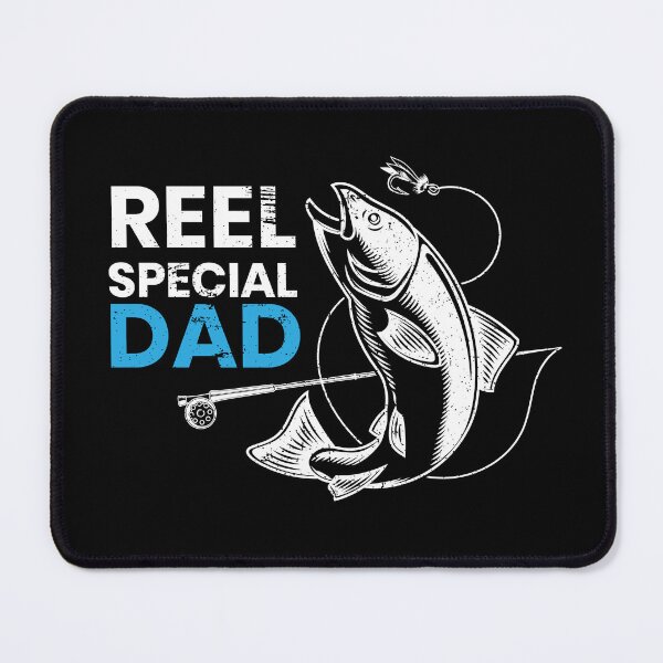 Item preview, Reel Special Dad Fishing Pun Rod Reel Fish Design designed and sold by LarkDesigns.
