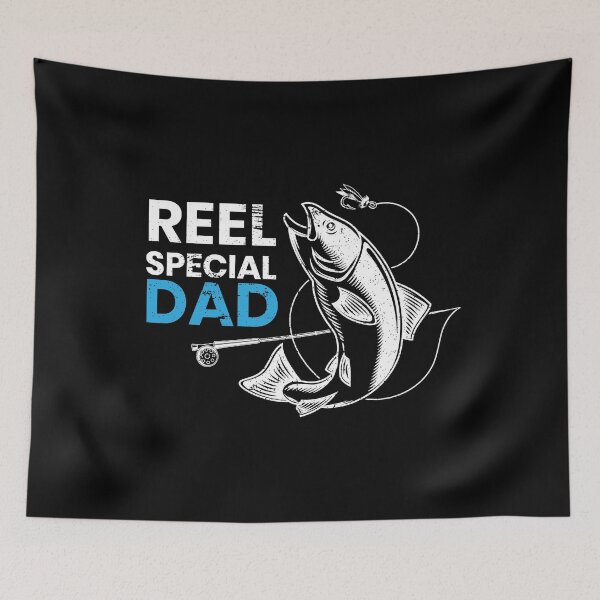 Item preview, Reel Special Dad Fishing Pun Rod Reel Fish Design designed and sold by LarkDesigns.