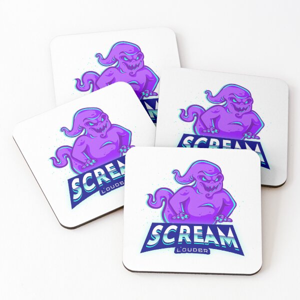 Item preview, AN EVIL HALLOWEEN GHOST SCREAM LOUDER WHITE designed and sold by LargeShop.
