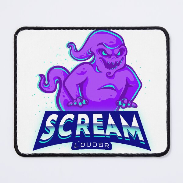 Item preview, AN EVIL HALLOWEEN GHOST SCREAM LOUDER WHITE designed and sold by LargeShop.