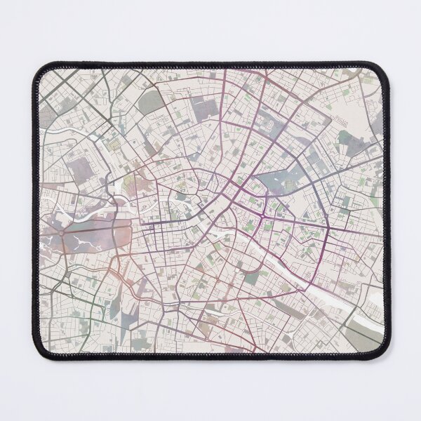 Item preview, Berlin Map, Berlin City, City Map designed and sold by TheRedFinch.