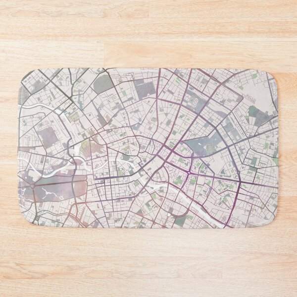 Item preview, Berlin Map, Berlin City, City Map designed and sold by TheRedFinch.