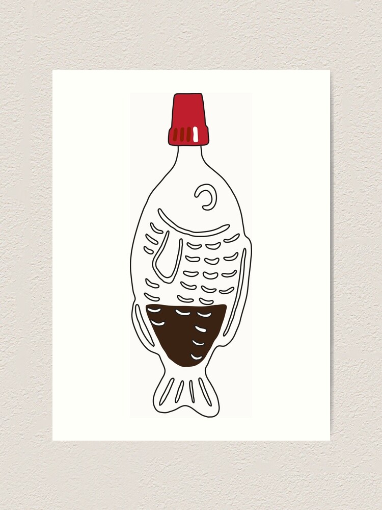 "Single Soy Sauce Fish" Art Print by MichellePhong Redbubble