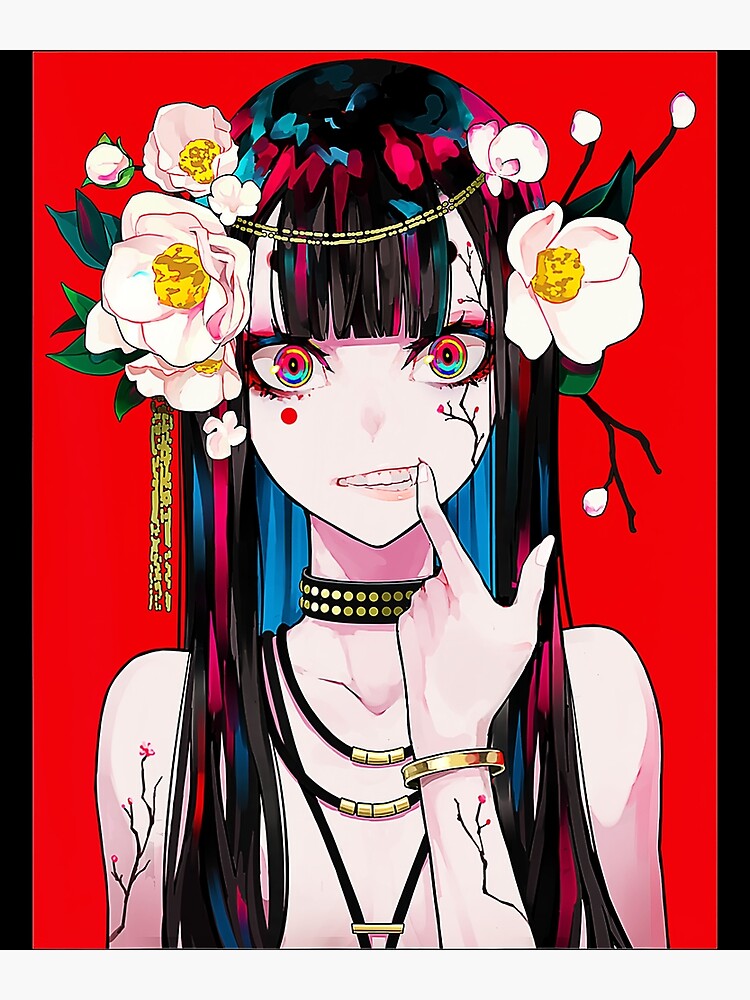 "Just Loves Who A Japan Kawaii And Sketching Anime Girl Anime" Poster