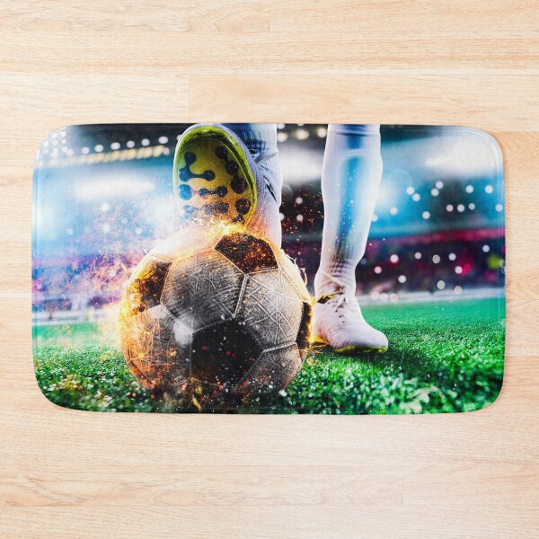 Item preview, " Global: 2022/today - The soccer kick-off in the stadium ... designed and sold by MOUNTAINS on FIRE.