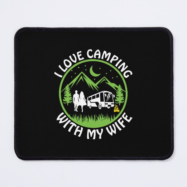 Item preview, i love camping with my wife designed and sold by Fislux.