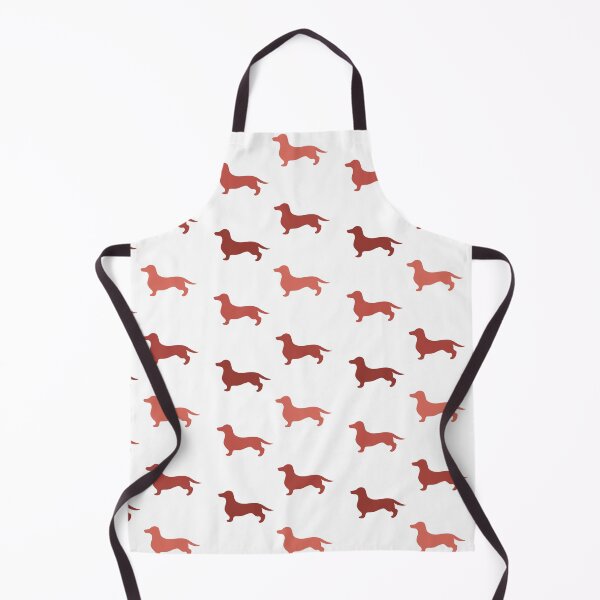 Item preview, Orange Sausage Dog Pattern designed and sold by Jessica Deighton.