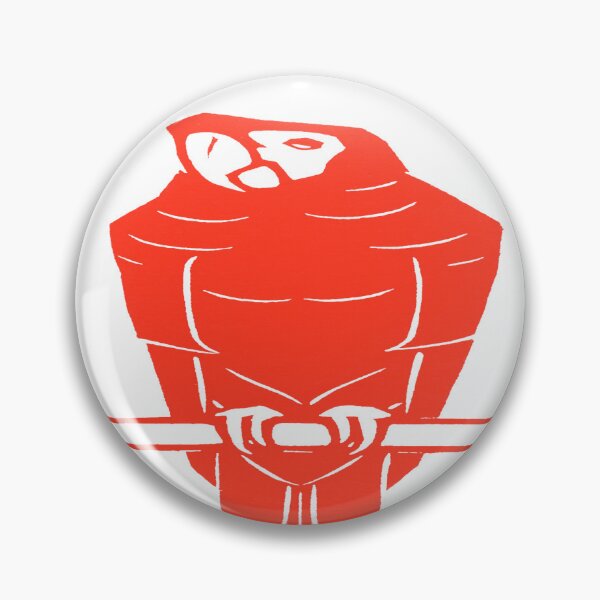 Item preview, Enhanced Ara: Edited Version of Julie De Graag's Ara Stretched Red Samurai Parrot designed and sold by TeachUrb.