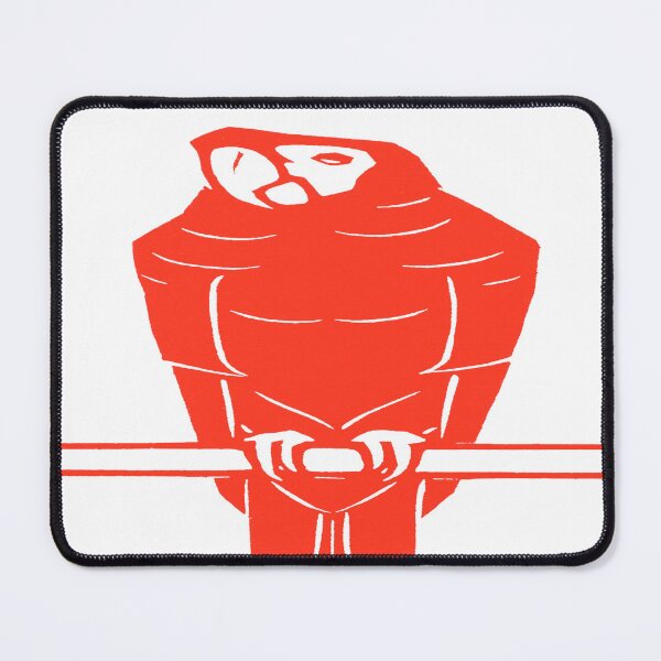 Item preview, Enhanced Ara: Edited Version of Julie De Graag's Ara Stretched Red Samurai Parrot designed and sold by TeachUrb.